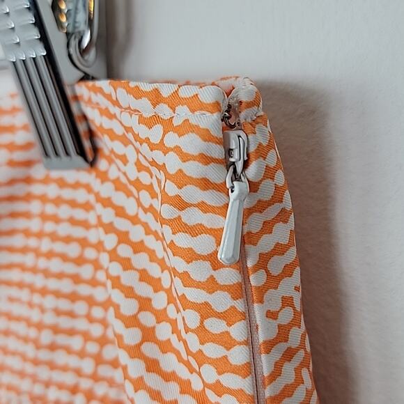 Izod XFG Women's Performance Stretch Orange Print Golf Skirt 10 - Picture 5 of 13